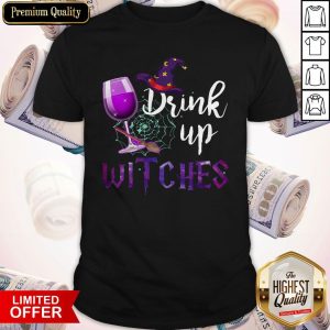 Premium Drinking Up Witches Halowwen Shirt