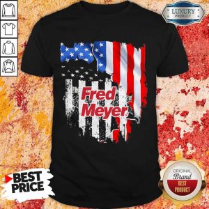 Fred Meyer American Flag Independence Day Shirt
