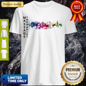 Colorful Massage Therapist Colorful Heartbeat Shirt
