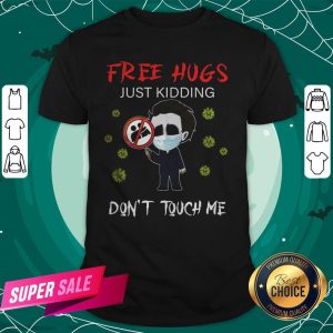 Halloween Jason Voorhees Chibi Free Hugs Just Kidding Don't Touch Me Shirt