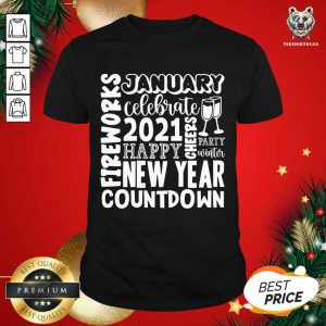 Official 2021 Happy New Year Cheers Celebrate Celebrate New Year 2021 Gifts T-Shirt