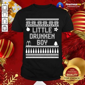 Great Little Drummer Christmas Parody Little Drunken Boy Shirt