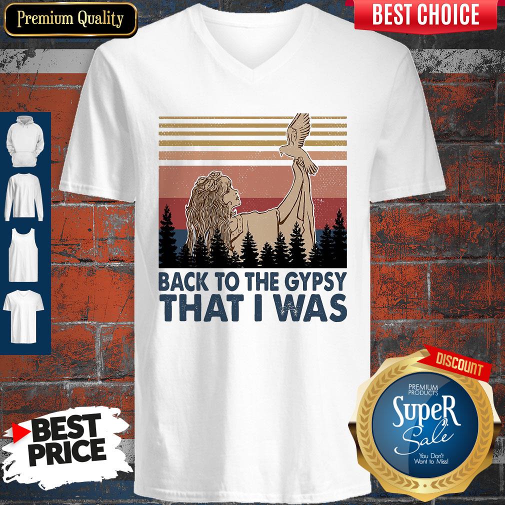 Woman Back To The Gypsy That I Was Vintage Shirt