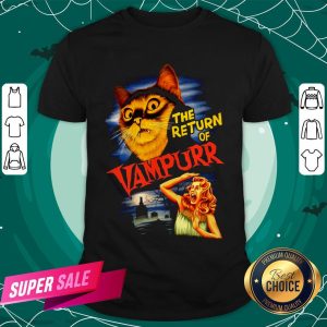 The Return Of Vampurr Cat Vampire Halloween Shirt