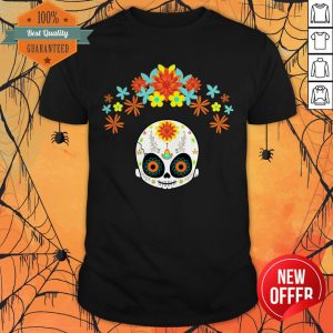 Cute Sugar Skulls Day Of The Dead Dia De Muertos Shirt