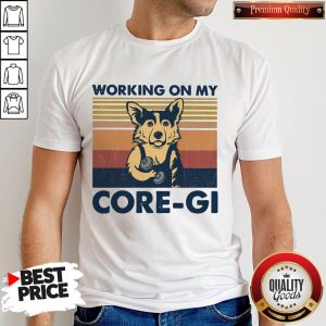 Official Working On My Core Gi Vintage Shirt