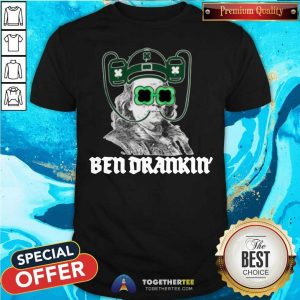 Cool Ben Drankin Benjamin Franklin St Patricks Day Shirt