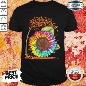 Official Fall Autumn Colorful Sunflower Shirt