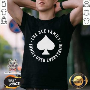 Great Ace Family Merch Royal Blue Circle Ace Family Shirt