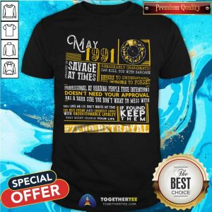 Good May 1991 Has Zero Tolerance Betrayal Shirt