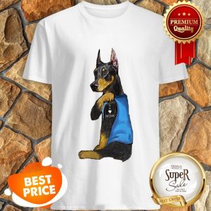 Nice Dobermann I Love Mom Tattoos Shirt
