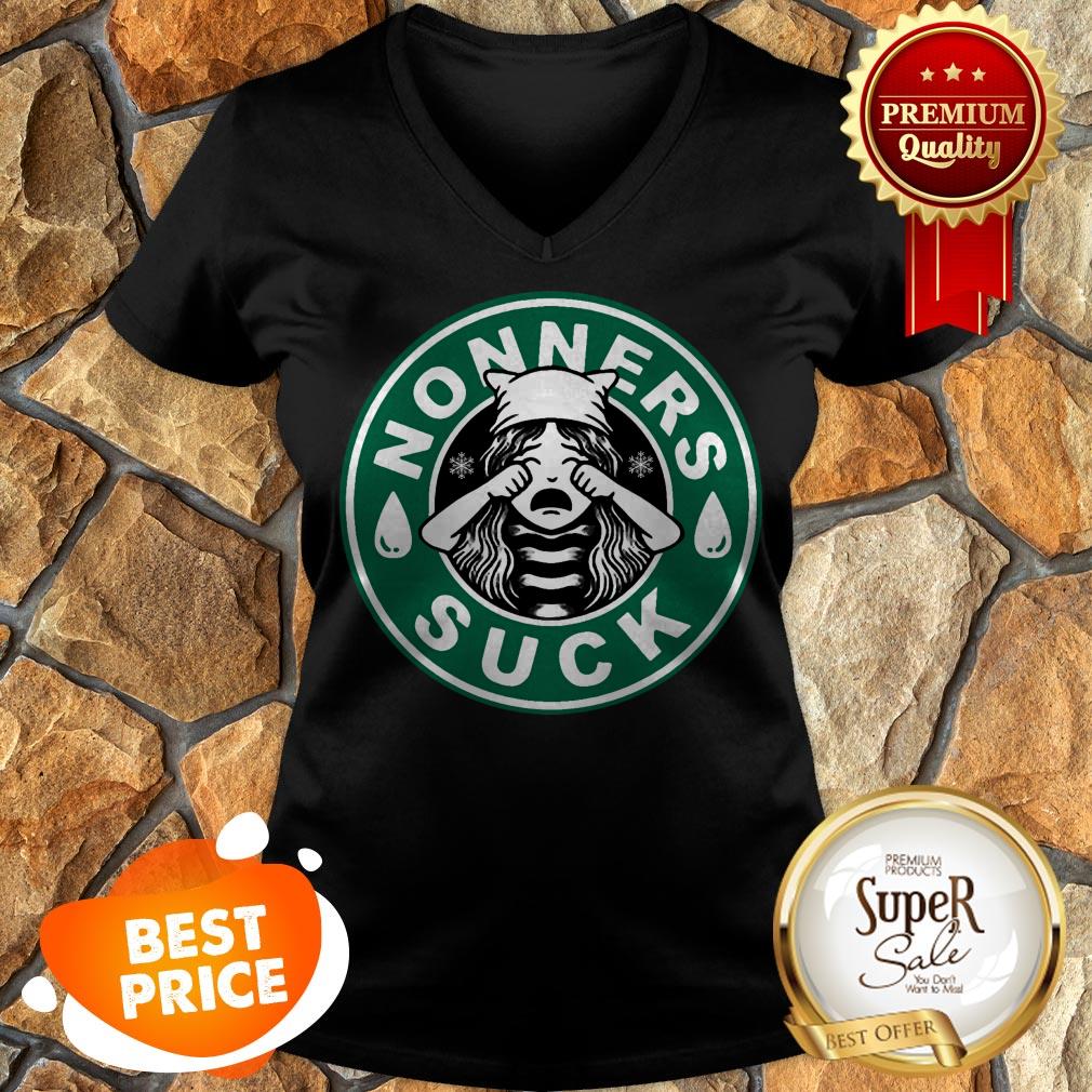 Nice Starbucks Logo Nonners Suck shirt