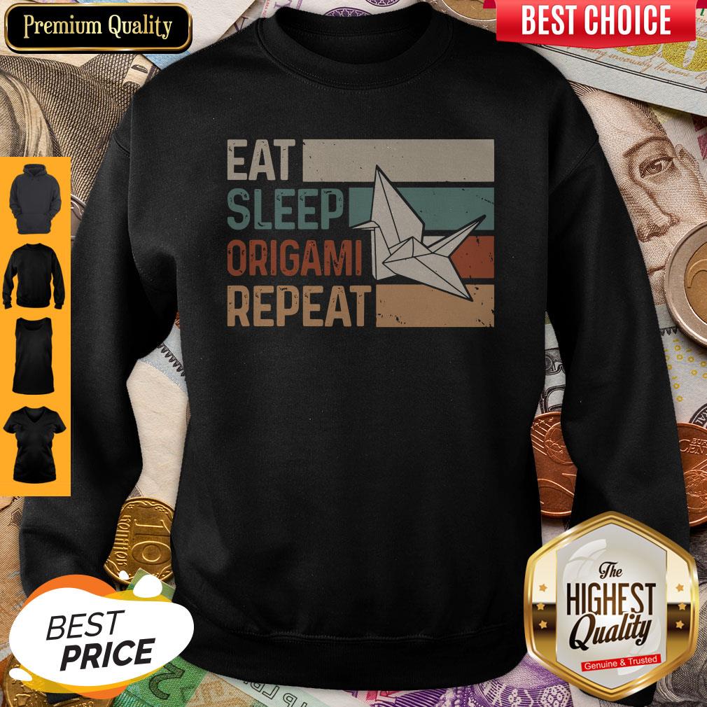 Official Eat Sleep Origami Repeat Shirt