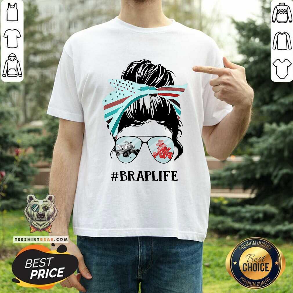 Atv Racing Life Messy Bun Girl Shirt