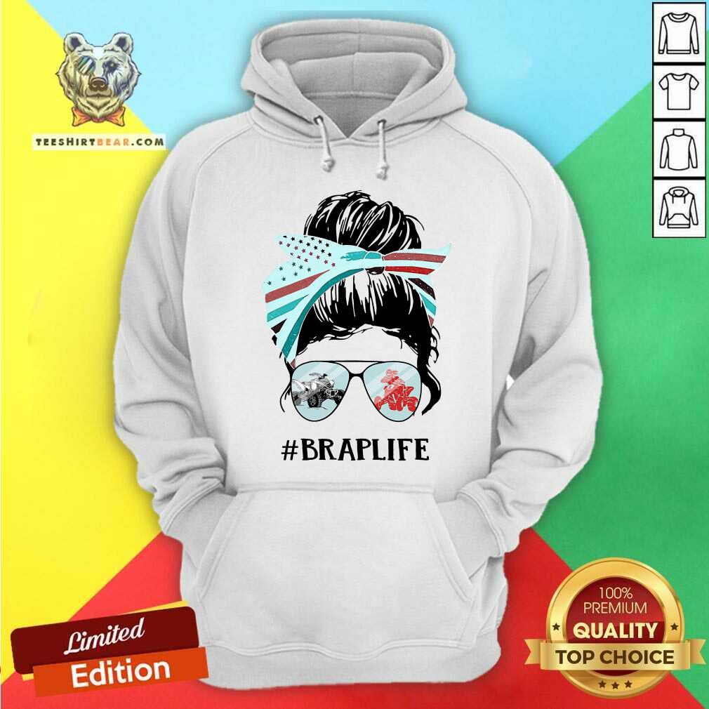 Atv Racing Life Messy Bun Girl Shirt