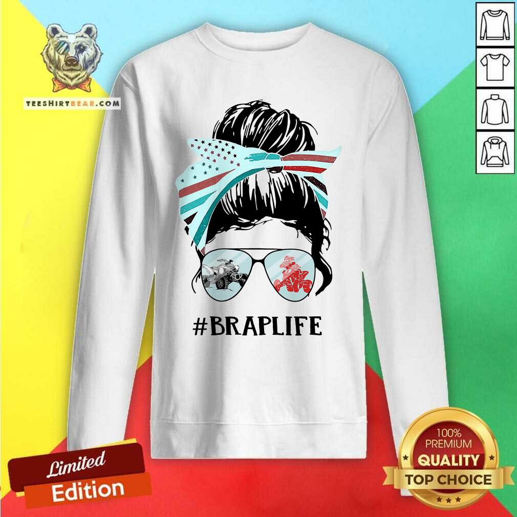 Atv Racing Life Messy Bun Girl Shirt