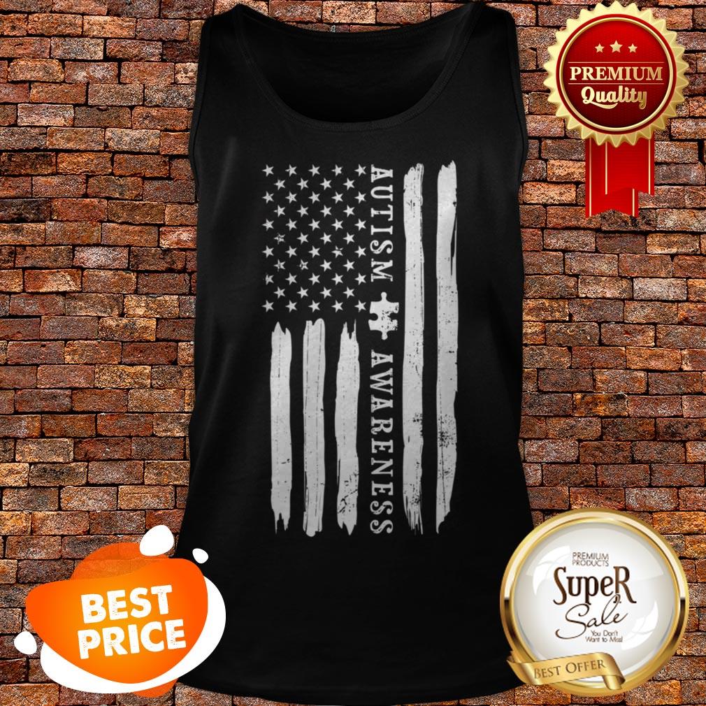 Autism Awarenesss Autism Flag Puzzle Piece Gift Shirt