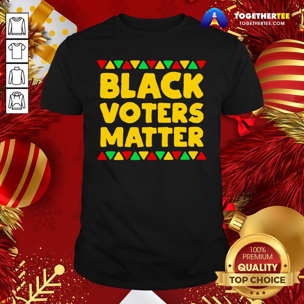 Awesome Black Voters Matter Shirt