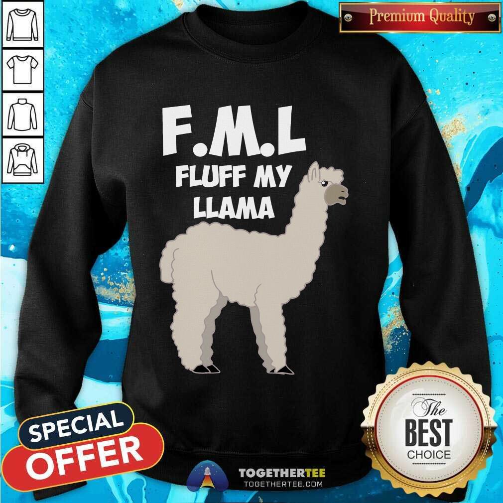 Awesome FML Fluff My Llama Shirt