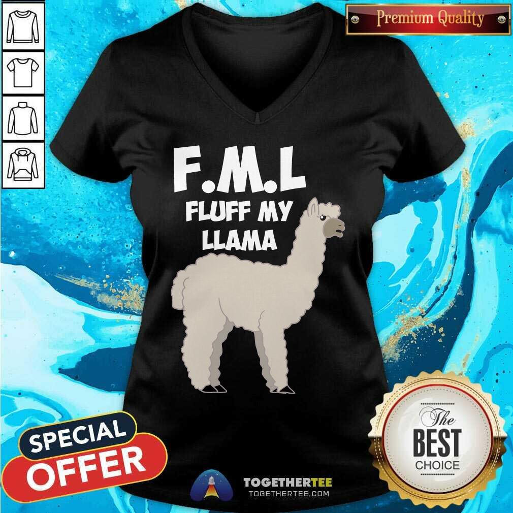 Awesome FML Fluff My Llama Shirt