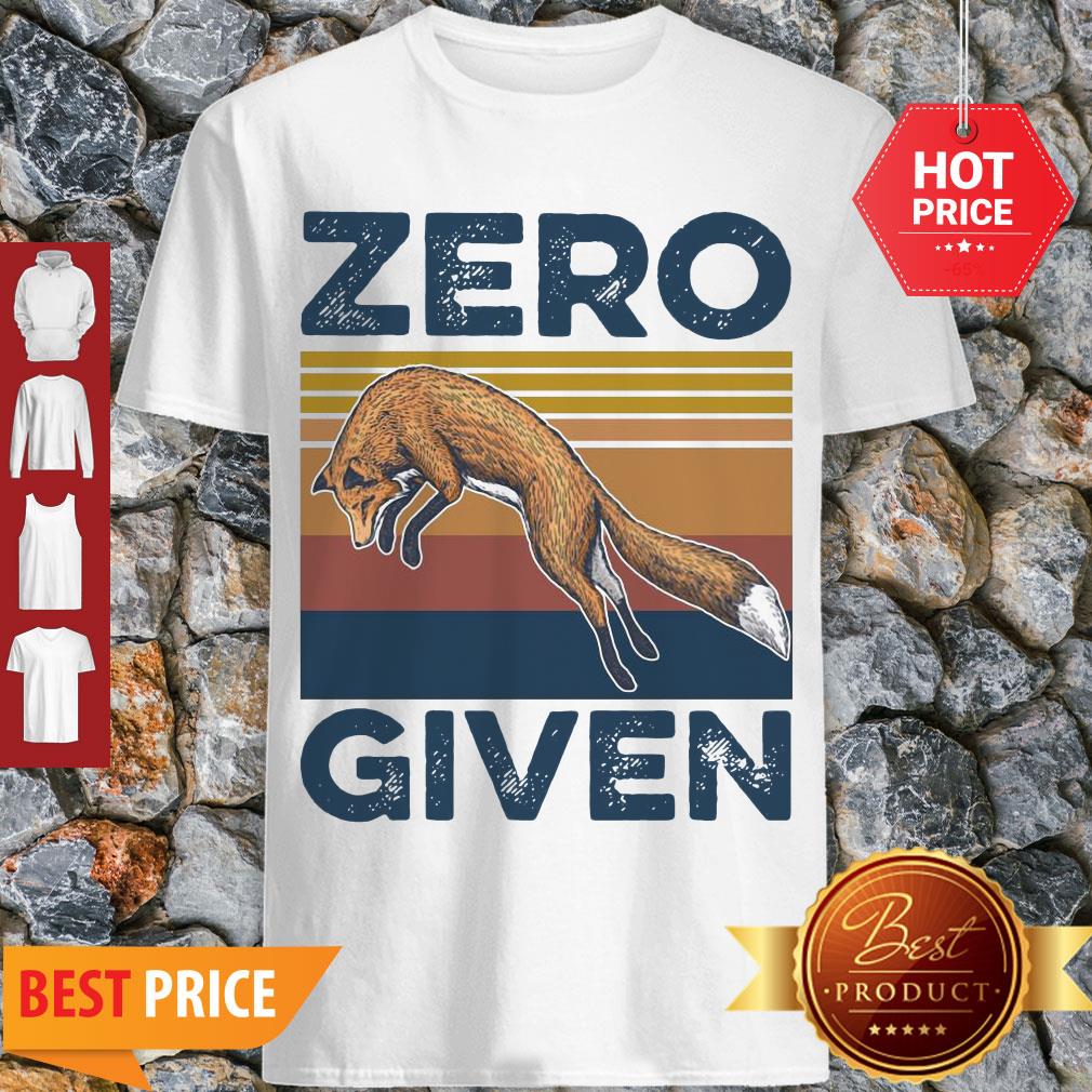 Awesome Fox Zero Given Vintage Shirt