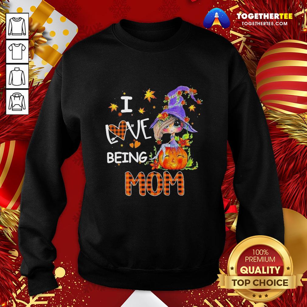 Awesome I Love Being Mom Fall Shirt