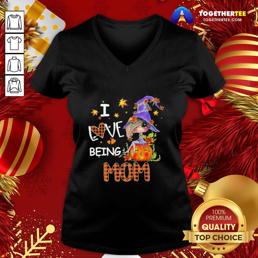 Awesome I Love Being Mom Fall Shirt