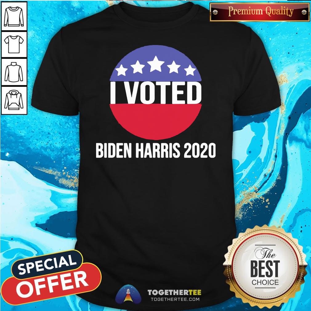 Awesome I Voted Biden Harris 2020 Shirt