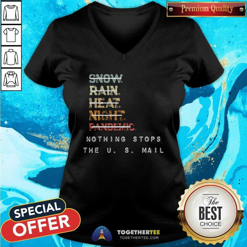 Awesome Nothing Stops The US Mail Shirt