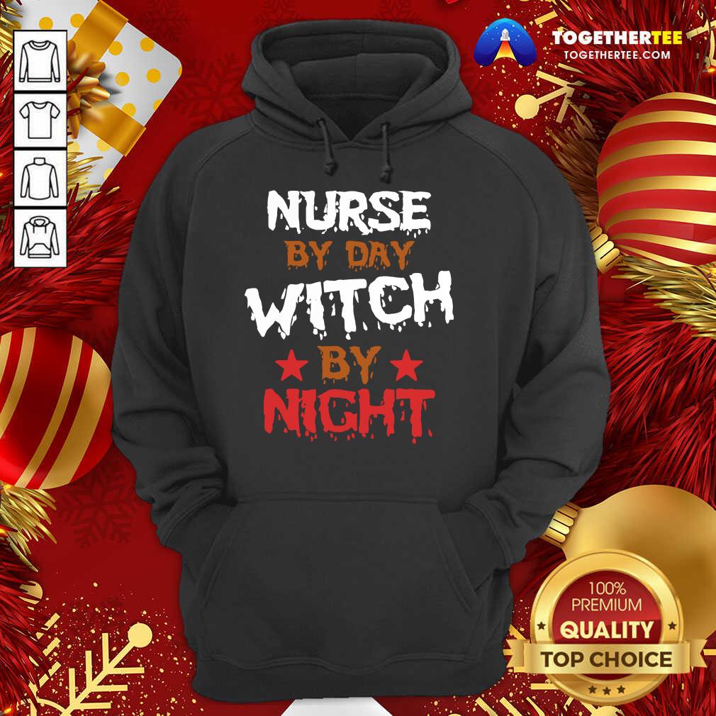 Awesome Nurse By Day Witch By Night Halloween Shirt