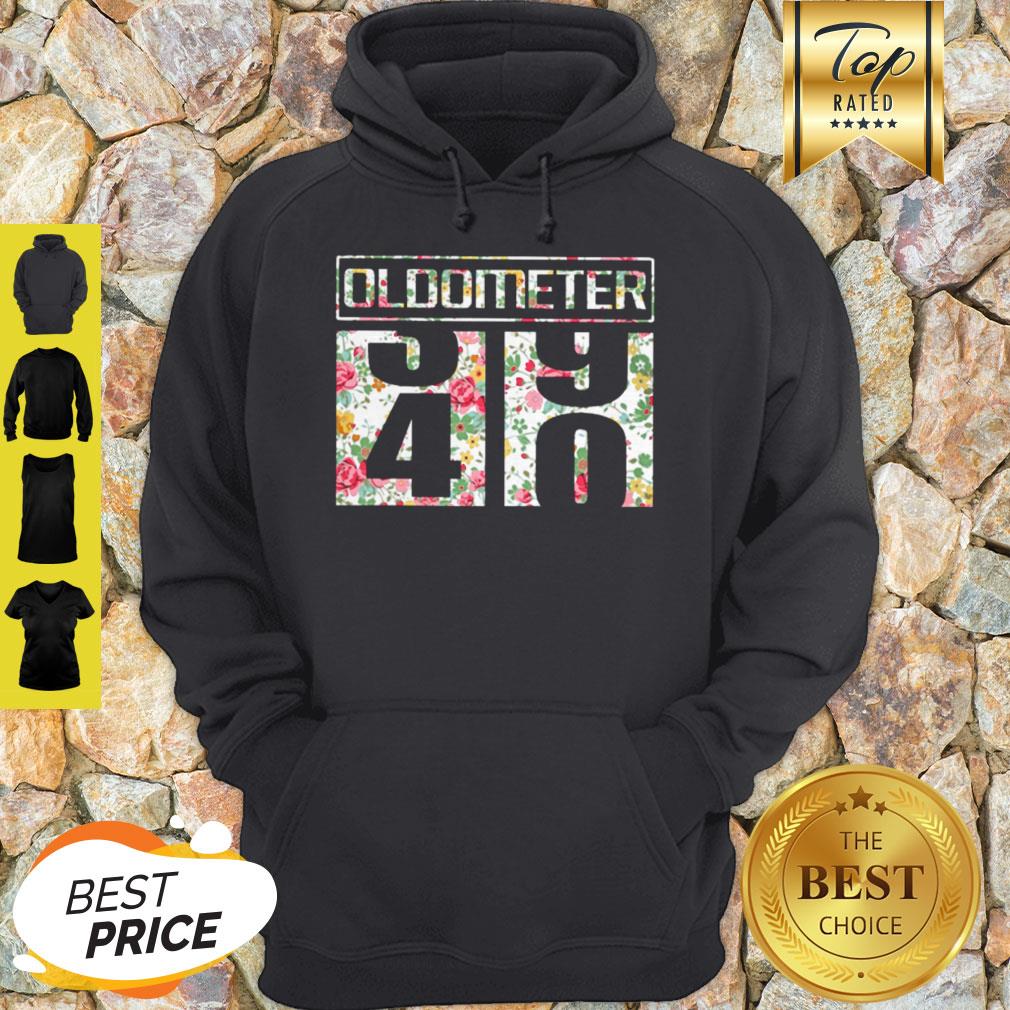 Awesome Oldometer 39 40 Flower Shirt