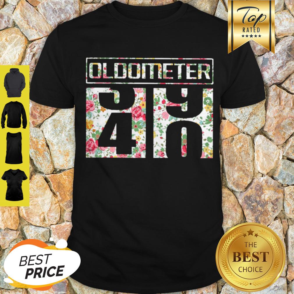 Awesome Oldometer 39 40 Flower Shirt