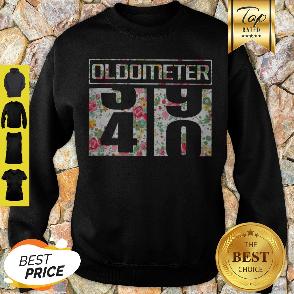 Awesome Oldometer 39 40 Flower Shirt