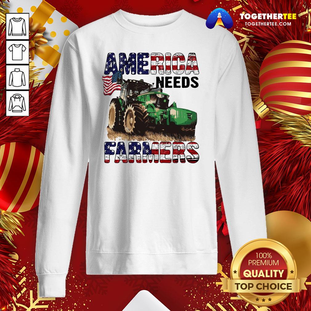 Awesome Tractor America Needs Farmers Shirt