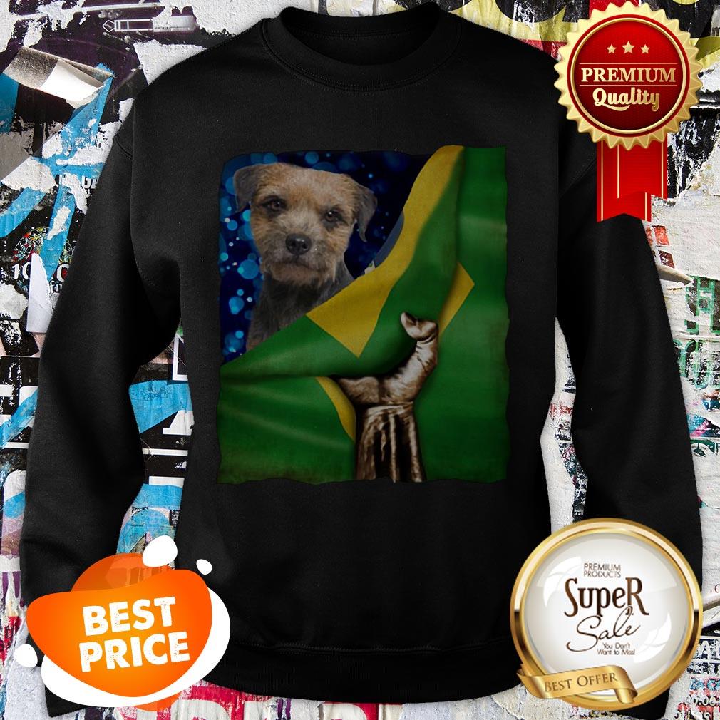 Bandeira Do Brasil Border Terrier Shirt