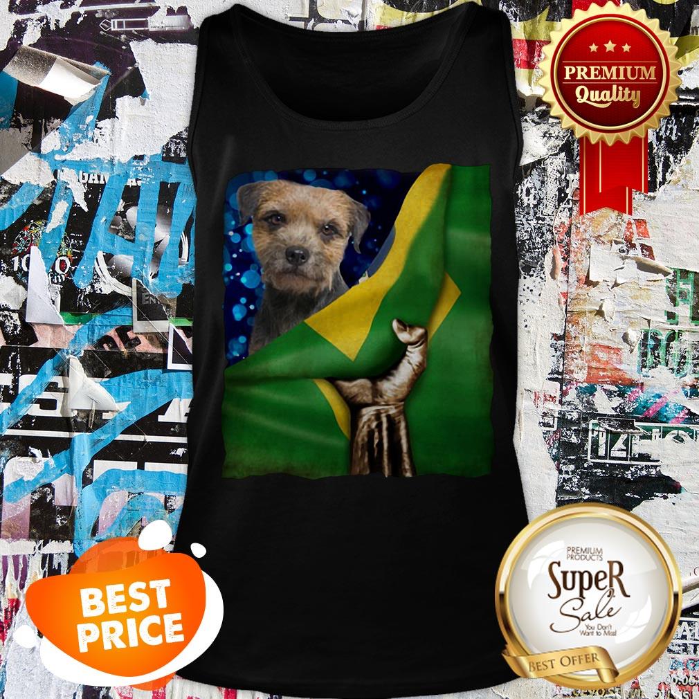Bandeira Do Brasil Border Terrier Shirt