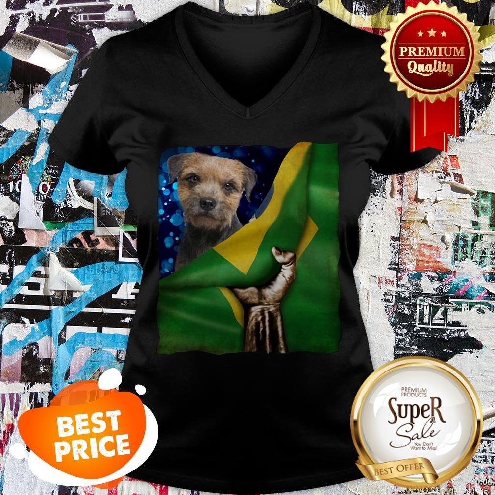 Bandeira Do Brasil Border Terrier Shirt