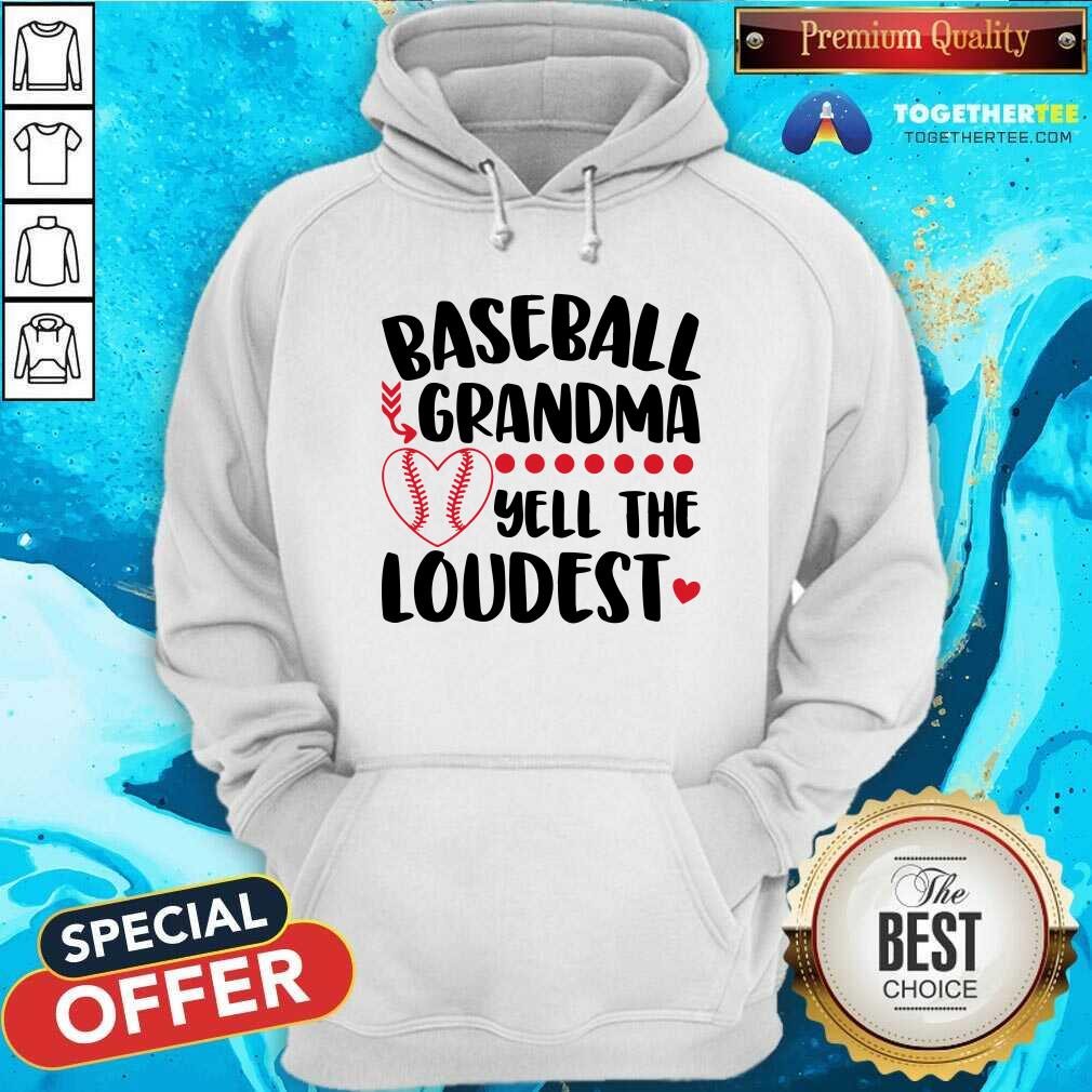 Baseball Grandma Yell The Loudest Softball Shirt