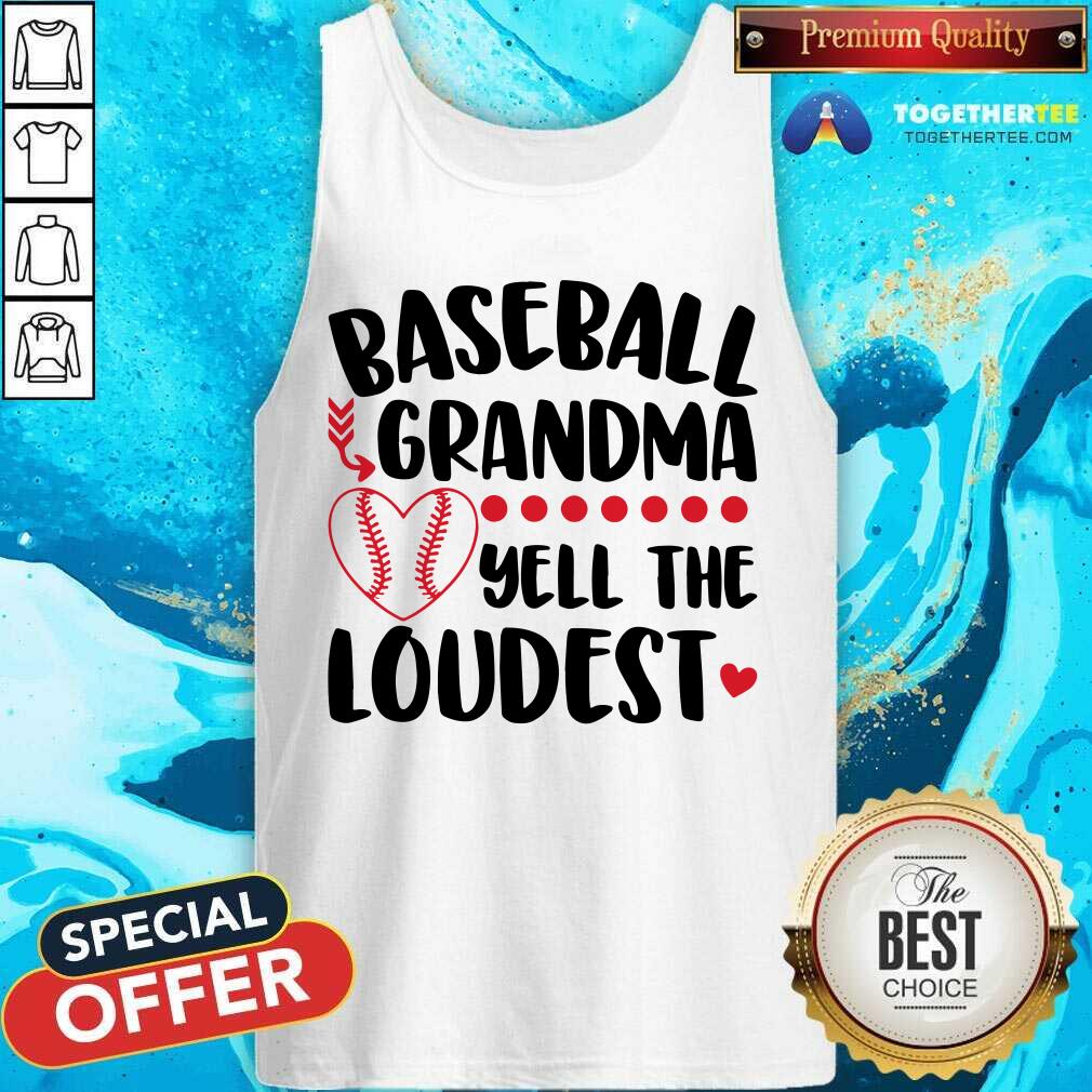 Baseball Grandma Yell The Loudest Softball Shirt