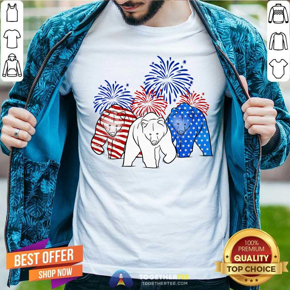 Bear Happy 4th Of July Shirt