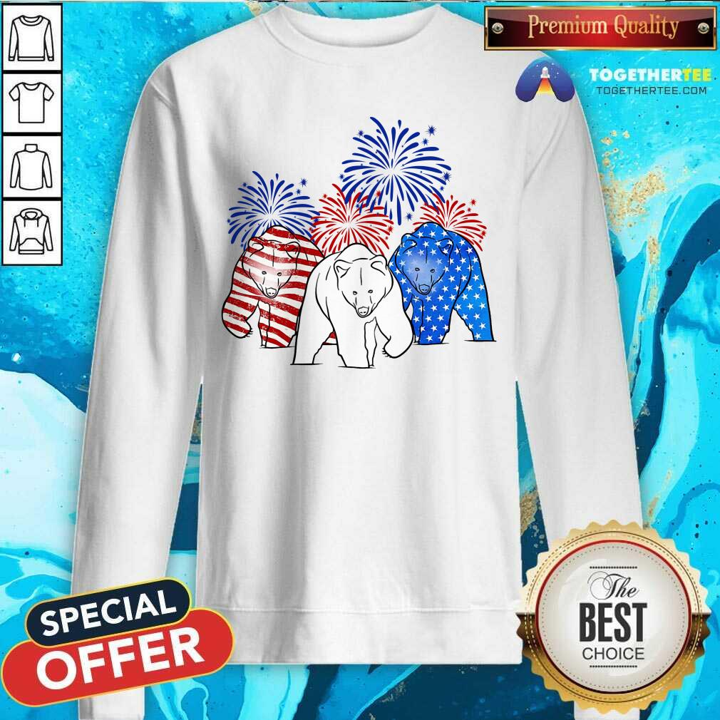 Bear Happy 4th Of July Shirt