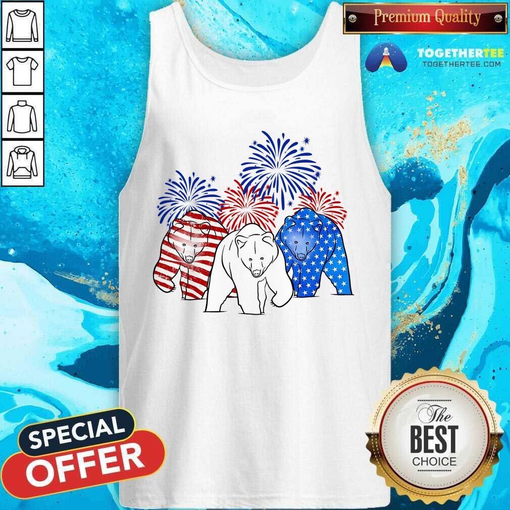 Bear Happy 4th Of July Shirt