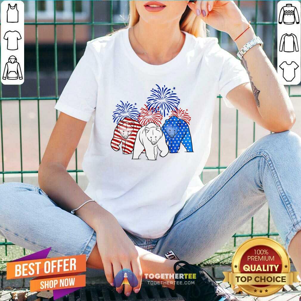 Bear Happy 4th Of July Shirt
