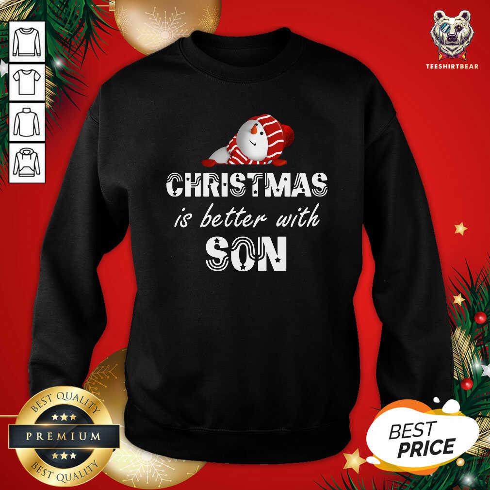 Beautiful Christmas Is Better With Son Shirt