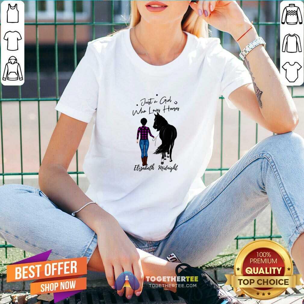 Beautiful Walking With Horse Customized Shirt