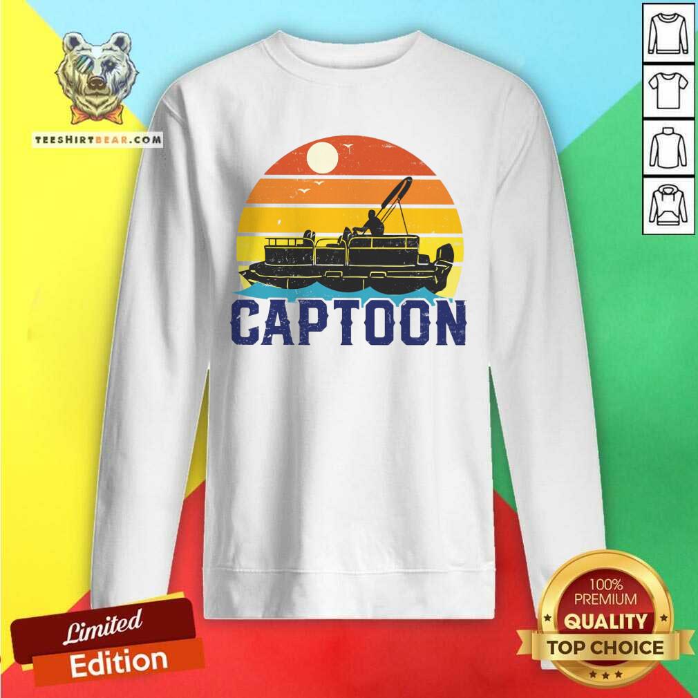 Boating Captoon Pontoon Tritoon Captain Pontoon Boat Shirt