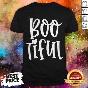 Boo Tiful Cute Womens Vintage Halloween Party T-Shirt