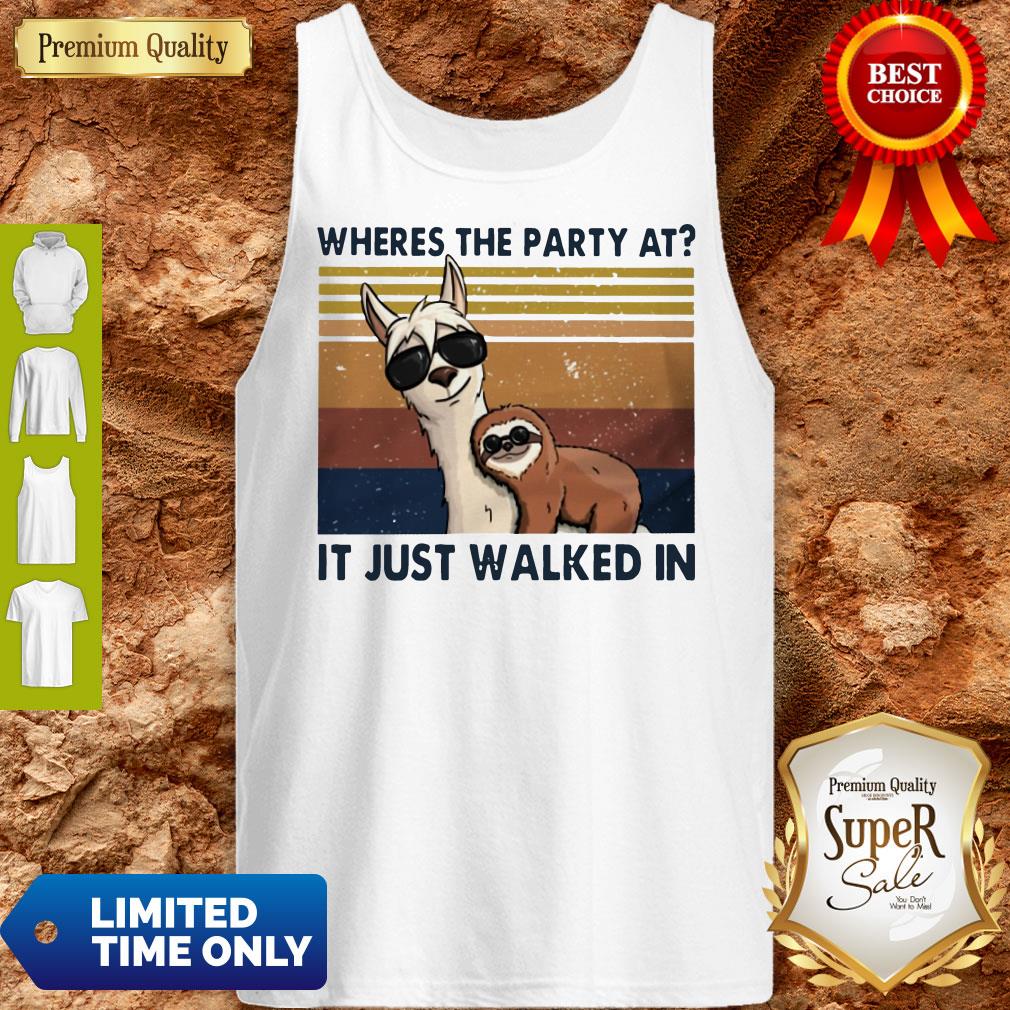 Camels And Sloths Wheres The Party At It Just Walked In Vintage Shirt
