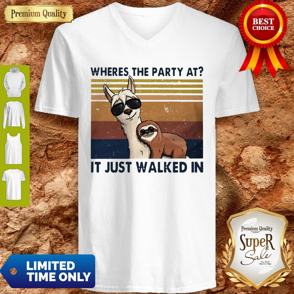 Camels And Sloths Wheres The Party At It Just Walked In Vintage Shirt