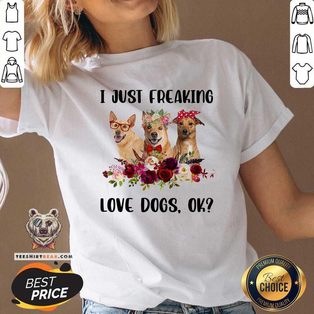 Carolina Dingo I Just Freaking Love Dogs Ok Shirt
